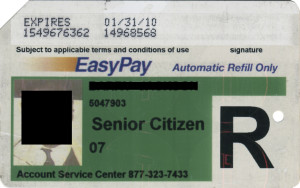 Regular Senior Citizen Reduced Fare Metrocard for Man EasyPay