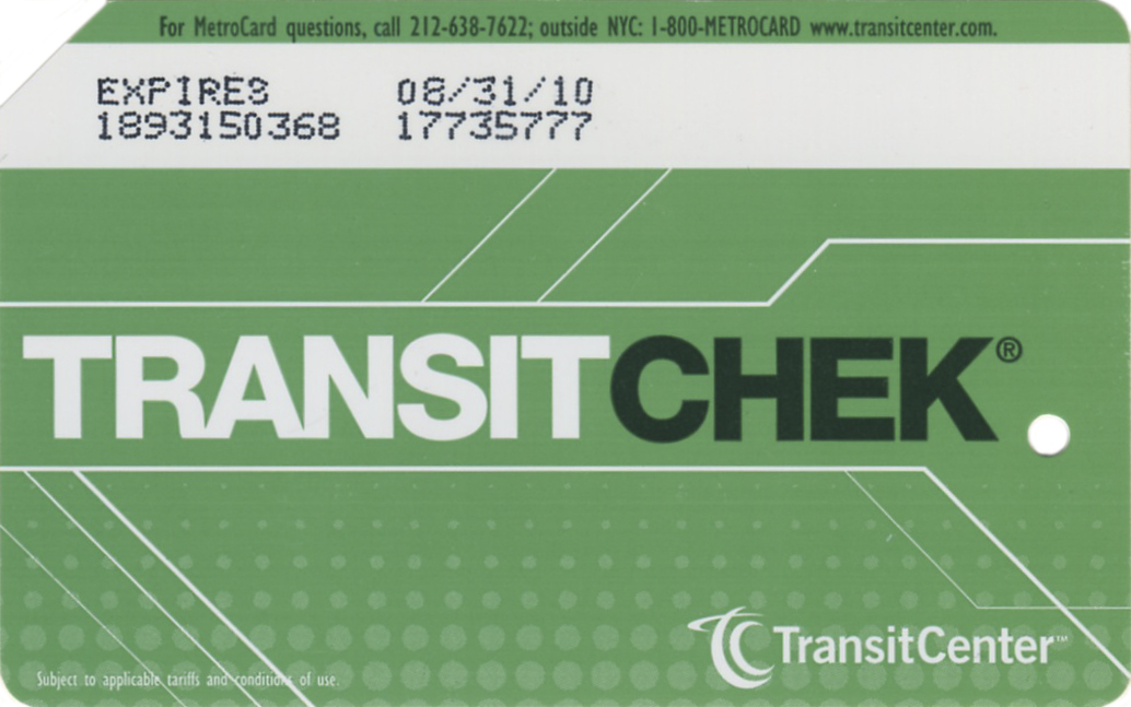 Metro card expired  NYC Metrocard TransitCenter TransitChek 